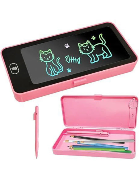 2 in 1 kids writing pad with pencil box main image