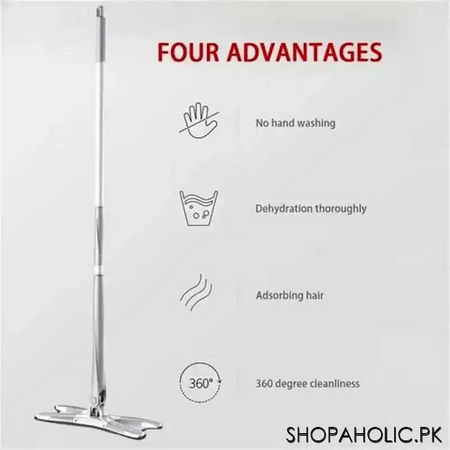 x type microfiber squeezing twist mop image3