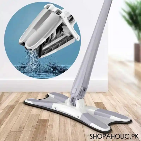 x type microfiber squeezing twist mop image5