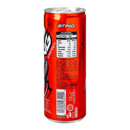 Sting Berry Blast Energy Drink 250ml - Image 3