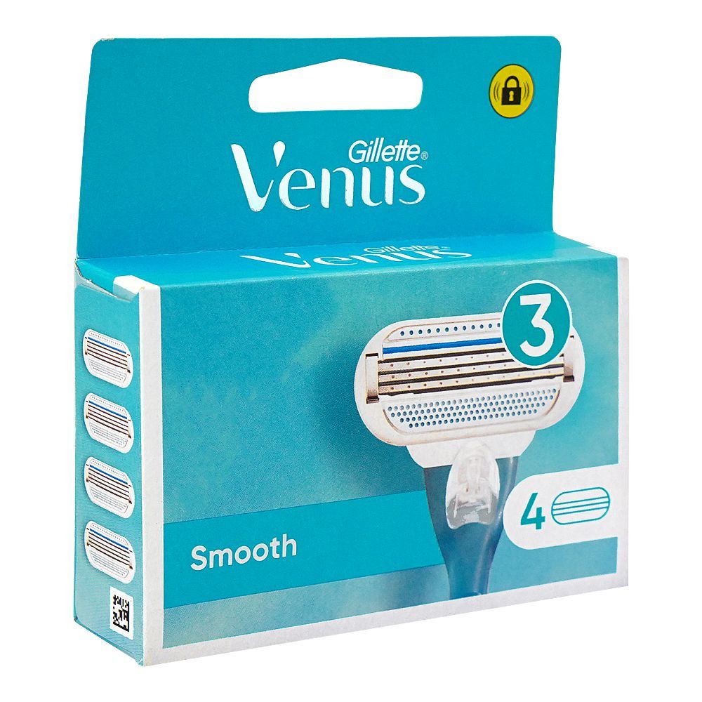 Gillette Venus Smooth Cartridges, For Women's, 4-Pack - Main Image