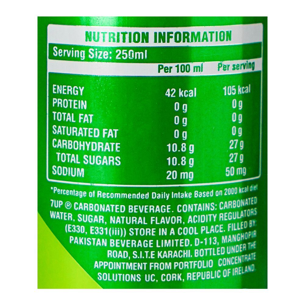 7UP Can (Local) 250ml - Image 4