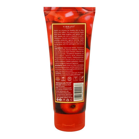 Vibrant Beauty Brightening Apple Clarifying Mud Face Mask, For All Skin Types, 200ml - Image 2
