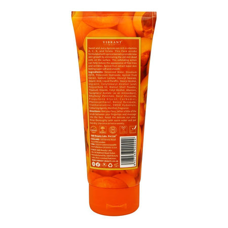 Vibrant Beauty Brightening Apricot Hydrating Creamy Scrub, For All Skin Types, 200ml - Image 2
