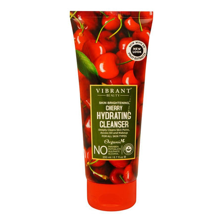 Vibrant Beauty Brightening Hydrating Cherry Cleanser, For All Skin Types, 200ml - Main Image