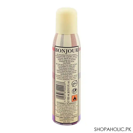 xavier laurent bonjour deodorant body spray, 150ml image2