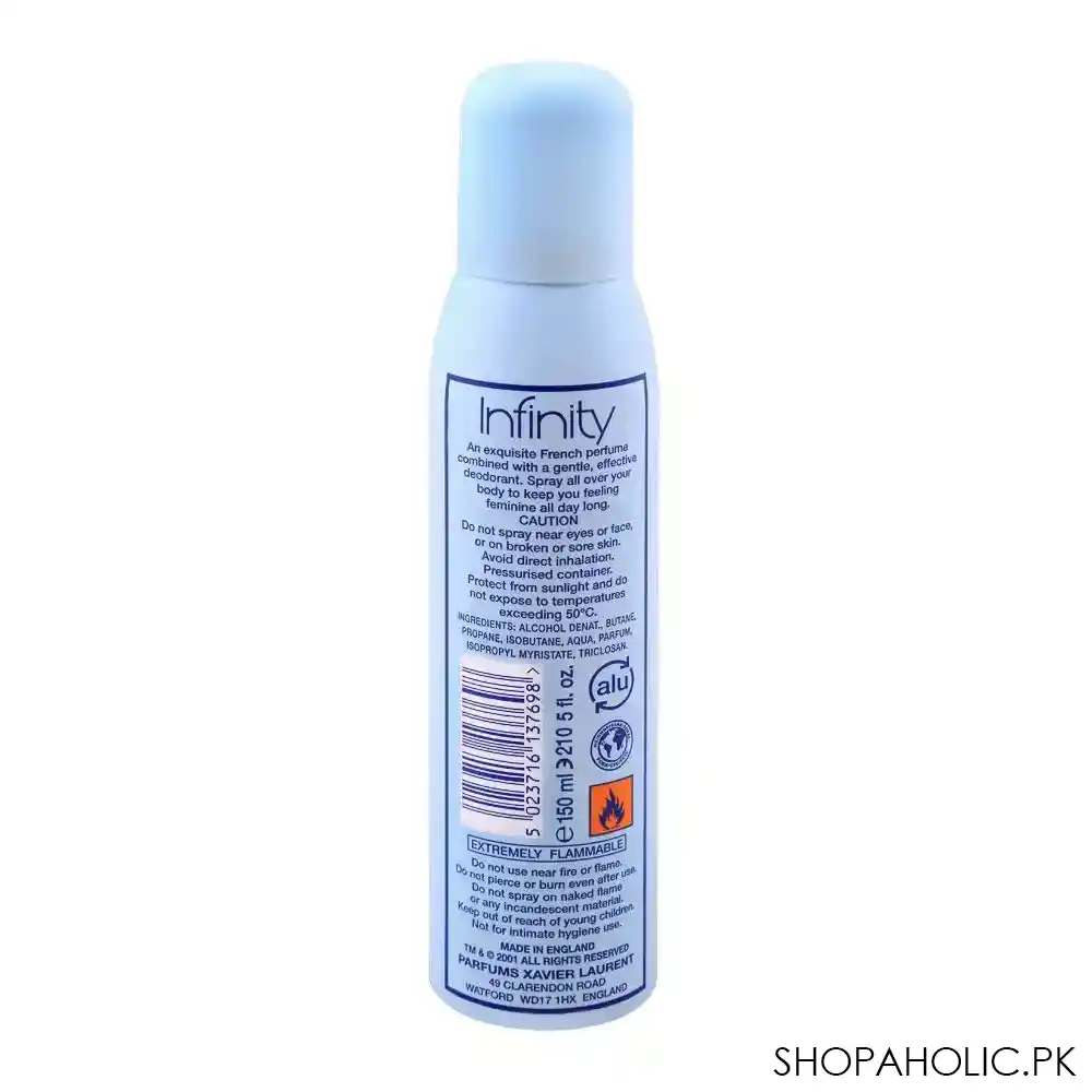 xavier laurent infinity women deodorant body spray, 150ml image2