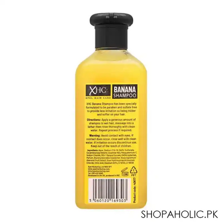 xhc banana nourishing hair shampoo, paraben & sls free, 400ml image2