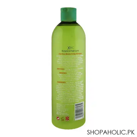 xhc botanical moisturising aloe vera vegan shampoo, 400ml image2