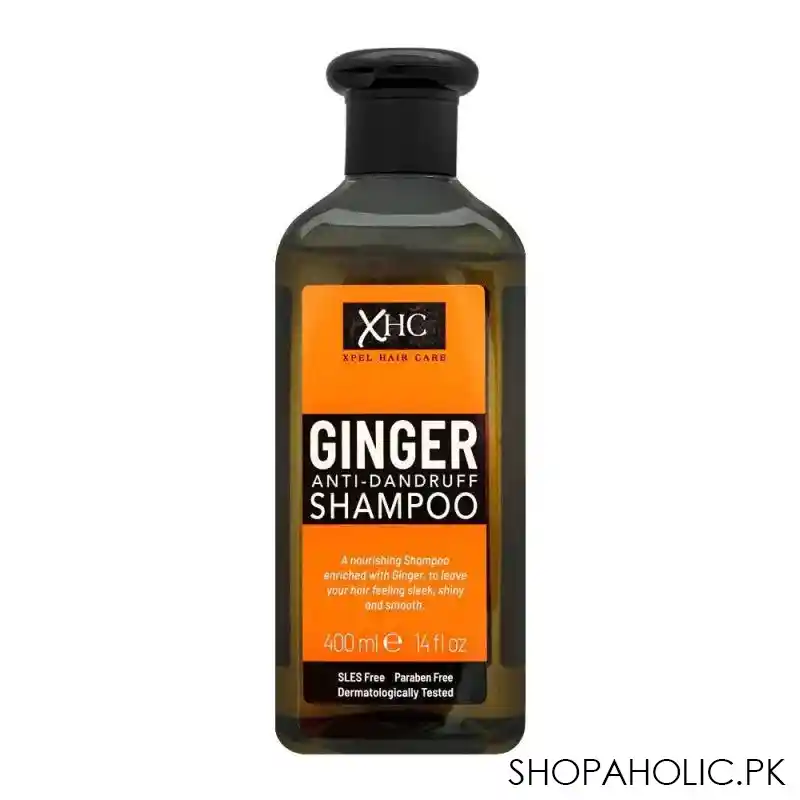 xhc ginger anti dandruff hair shampoo, paraben & sls free, 400ml main image