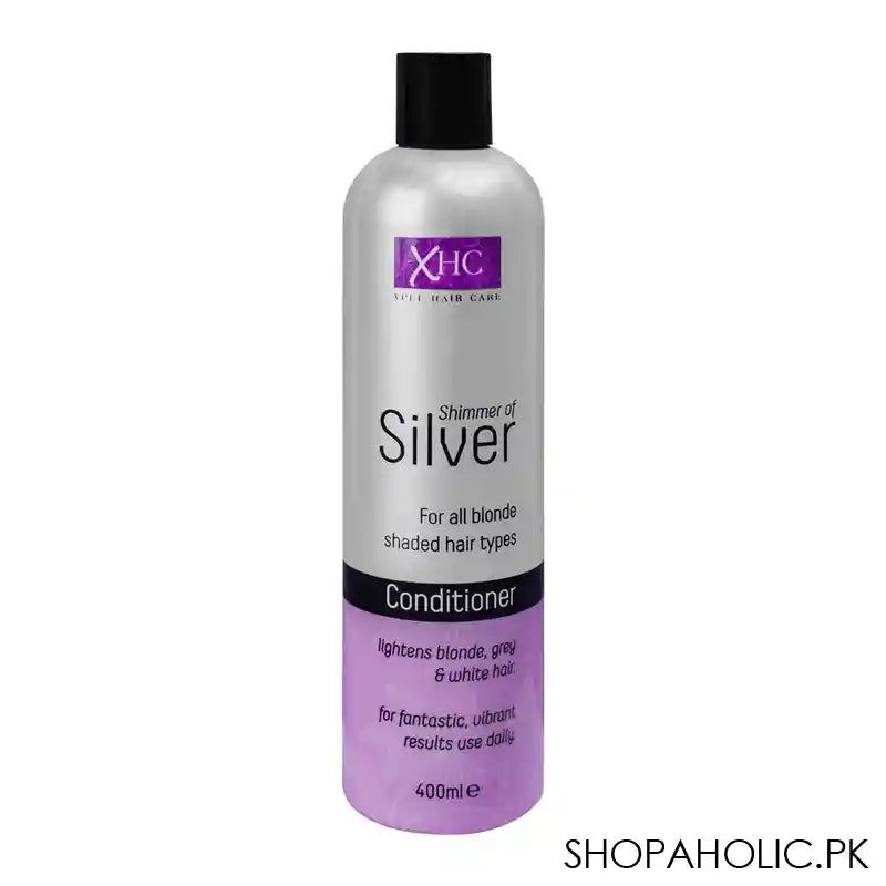 XHC Shimmer Of Silver Conditioner, For All Blonde Shaded Hair Types, 400ml - Main Image