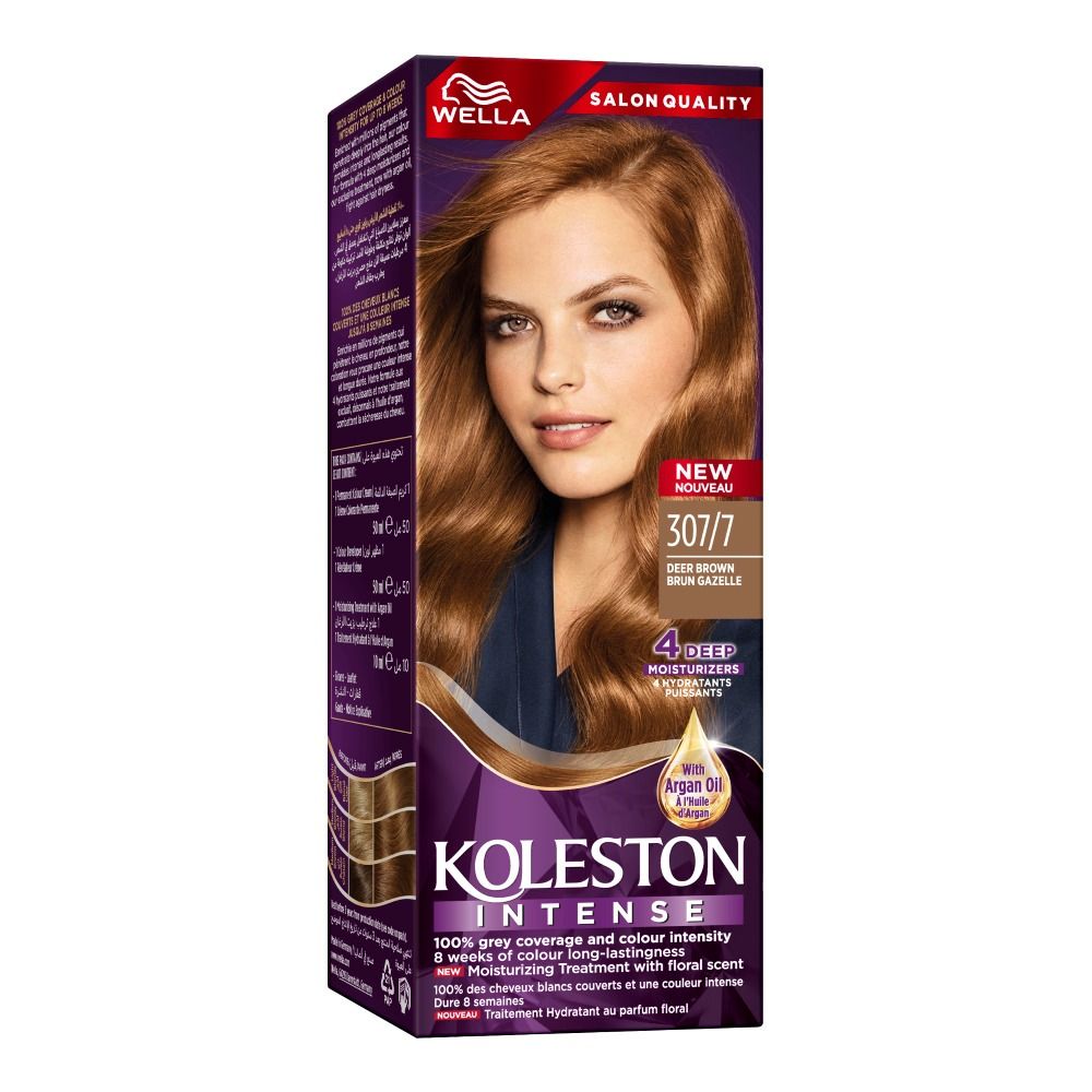 Wella Koleston Intense Hair Color, 307/7 Deer Brown - Main Image