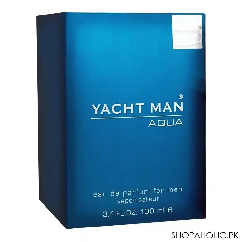 yacht man aqua eau de parfum, for men, 100ml image2