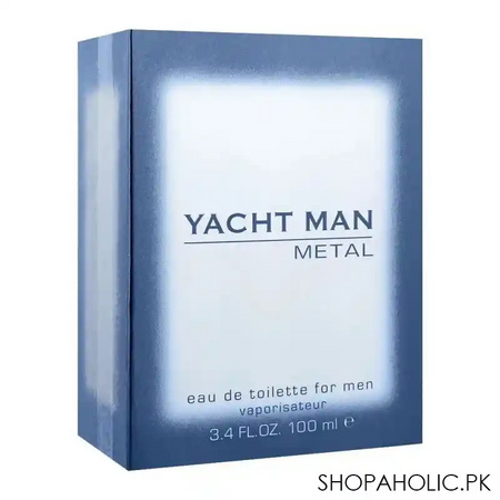 yacht man metal edt, fragrance for men, 100ml main image