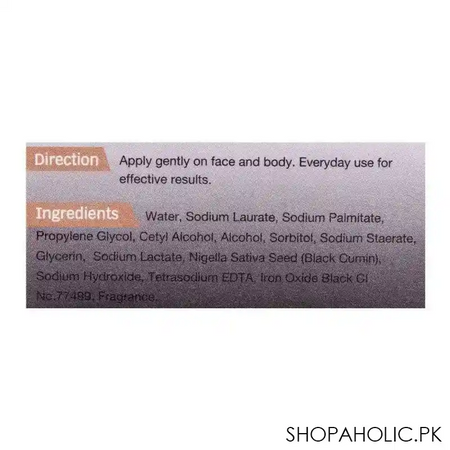 yc balck seed herbal soap, reduce wrinkle & dark spot, 100g image3