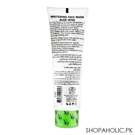yc whitening aloe vera extract face wash, 100ml image2