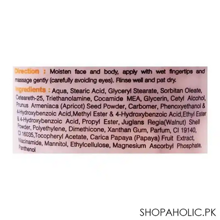 yc whitening facial scurb, papaya extract, 175ml image3