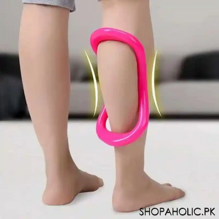 yoga ring for toning thighs, abs legs, gymnastics exercise workout, flexibility posture workout image3
