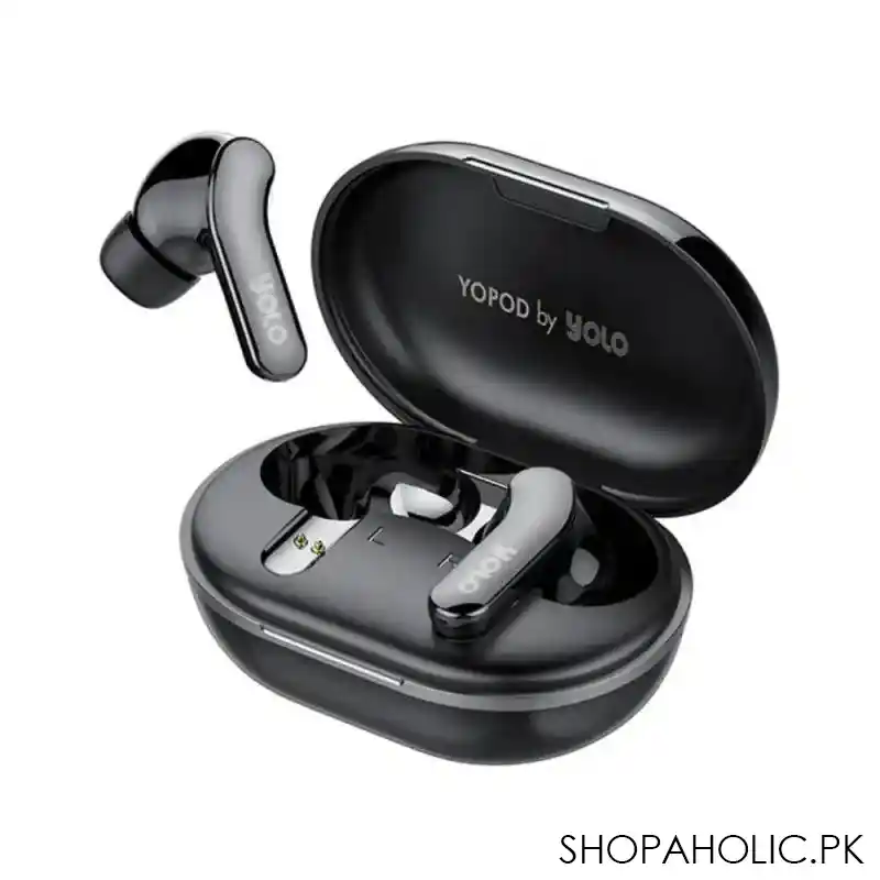 yolo yopod earbuds, yp 01 black main image