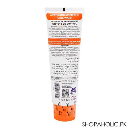 Yong Chin Whitening Vitamin C Face Wash, 100ml - Image 2
