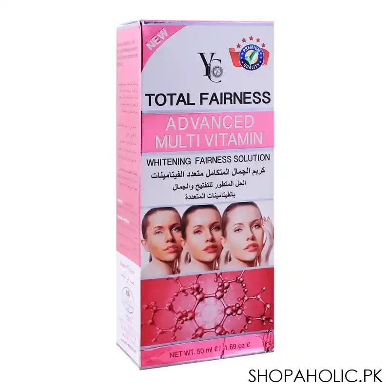 Yong Total Fairness Advanced Multivitamin Whitening Fairness Solution, 50ml - Image 2