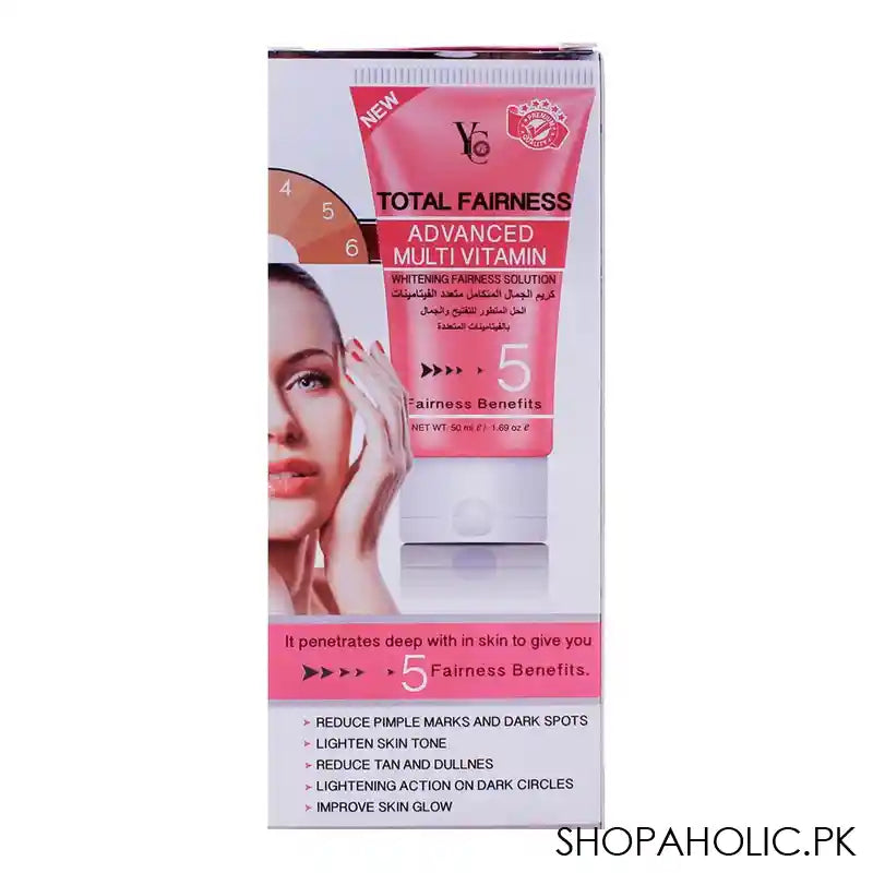 Yong Total Fairness Advanced Multivitamin Whitening Fairness Solution, 50ml - Image 4