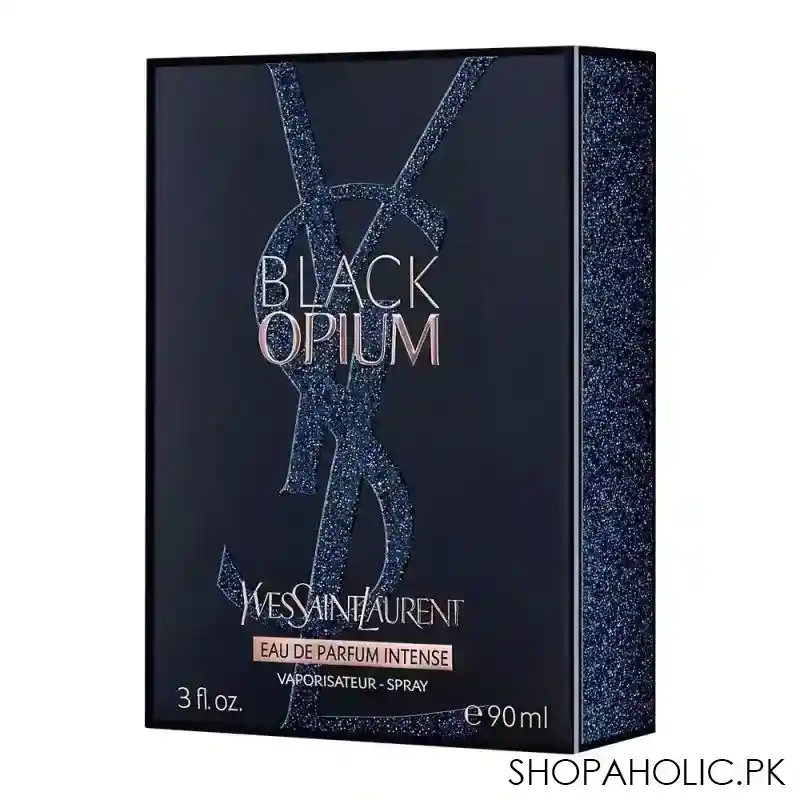 ysl black opium intense eau de parfum, fragrance for women, 90ml image2