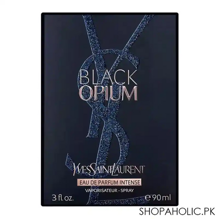 ysl black opium intense eau de parfum, fragrance for women, 90ml image3