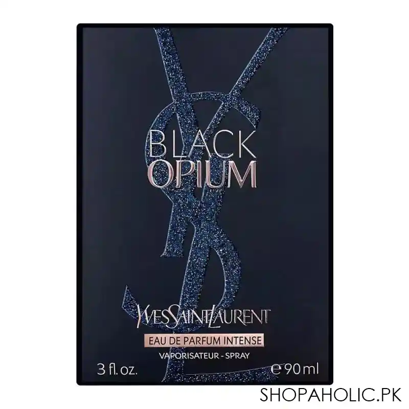ysl black opium intense eau de parfum, fragrance for women, 90ml image3