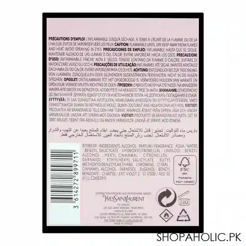 YSL Mon Paris Intensement, Eau de Parfum, For Women, 90ml - Image 2