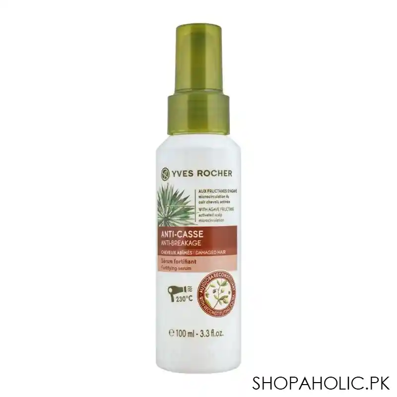 yves rocher anti breakage fortifying hair serum, 100ml main image
