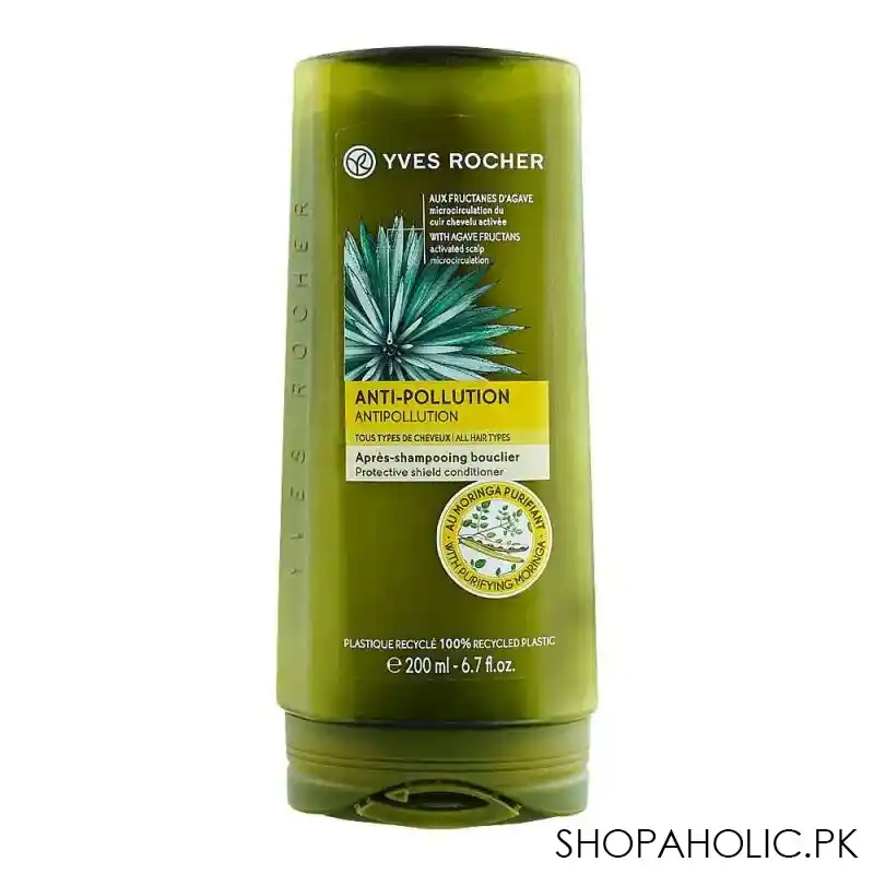 yves rocher anti pollution micellar conditioner, for all hair types, 300ml main image
