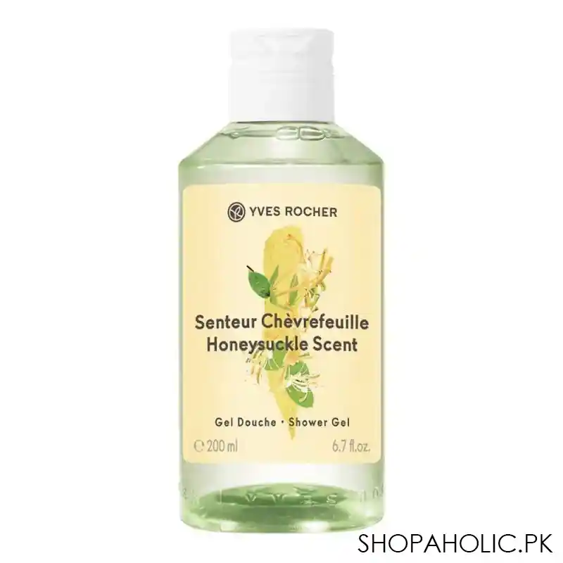 yves rocher honeysuckle scent shower gel, 200ml main image