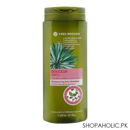 yves rocher sensitive scalp gentle detangling shampoo, 300ml main image