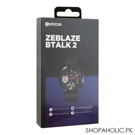 zeblaze men's btalk 2 smart watch, desert gold image3