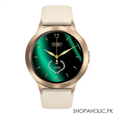 zeblaze men's btalk 2 smart watch, desert gold main image
