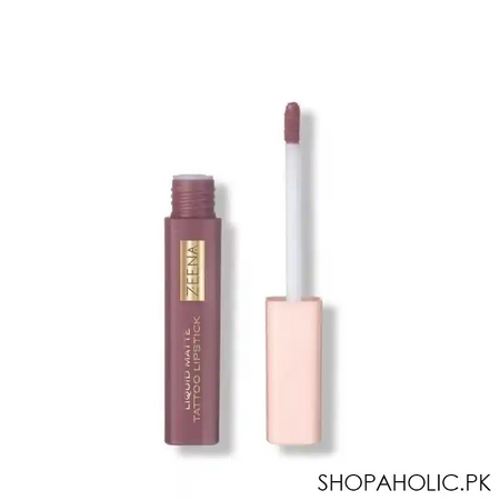 zeena liquid matte tattoo lipstick, 030, exotic nude image2