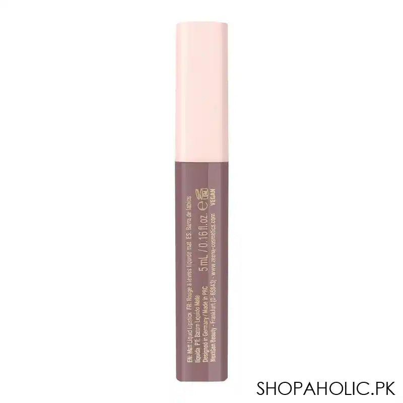 Zeena Liquid Matte Tattoo Lipstick, 060 Touch Of Taupe, 5ml - Image 3