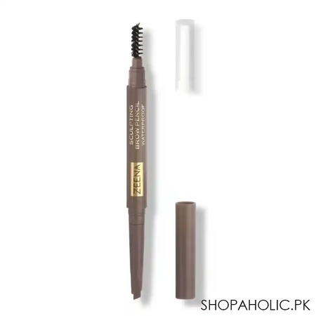 zeena sculpting brow pencil waterproof, 010, ash image2