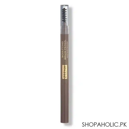 zeena sculpting brow pencil waterproof, 010, ash image3