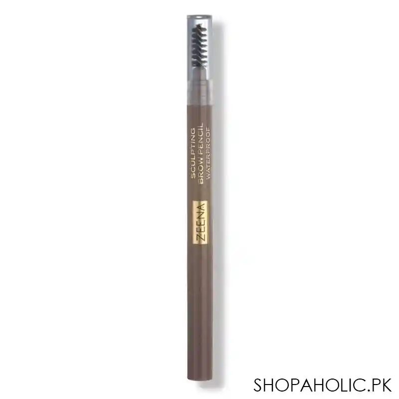 zeena sculpting brow pencil waterproof, 010, ash image3