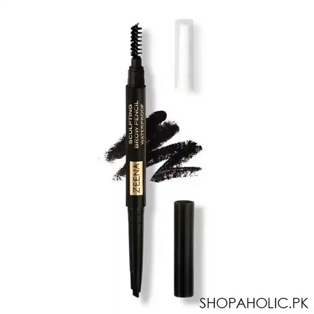 zeena sculpting brow pencil waterproof, 030, dark image3