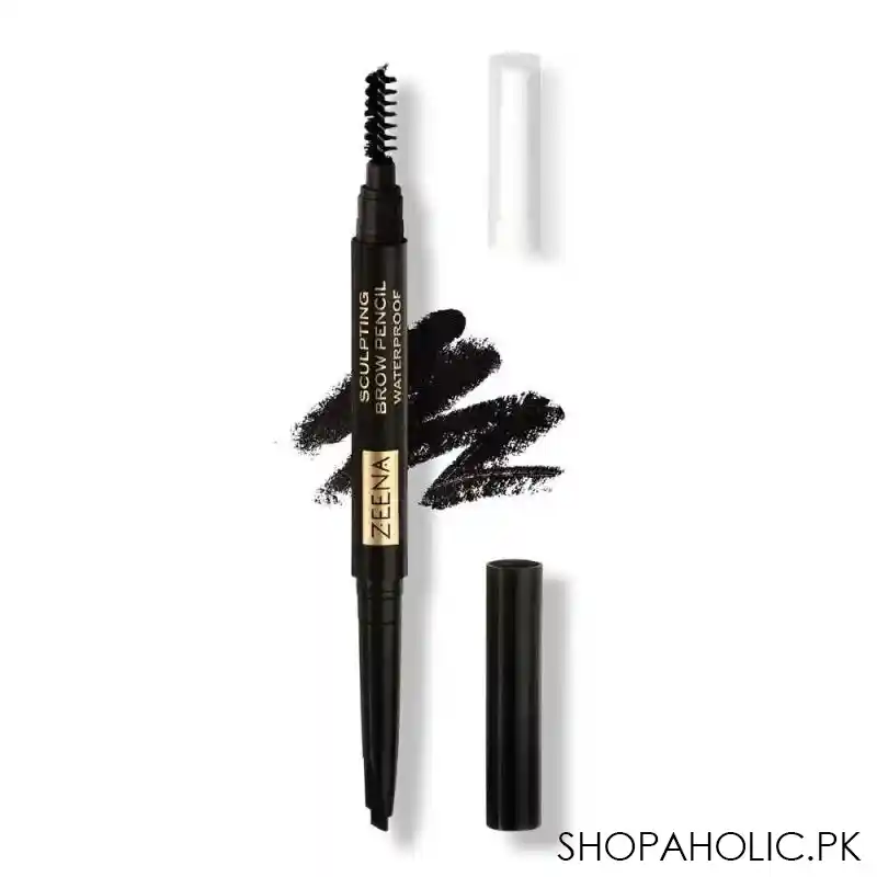 zeena sculpting brow pencil waterproof, 030, dark image3
