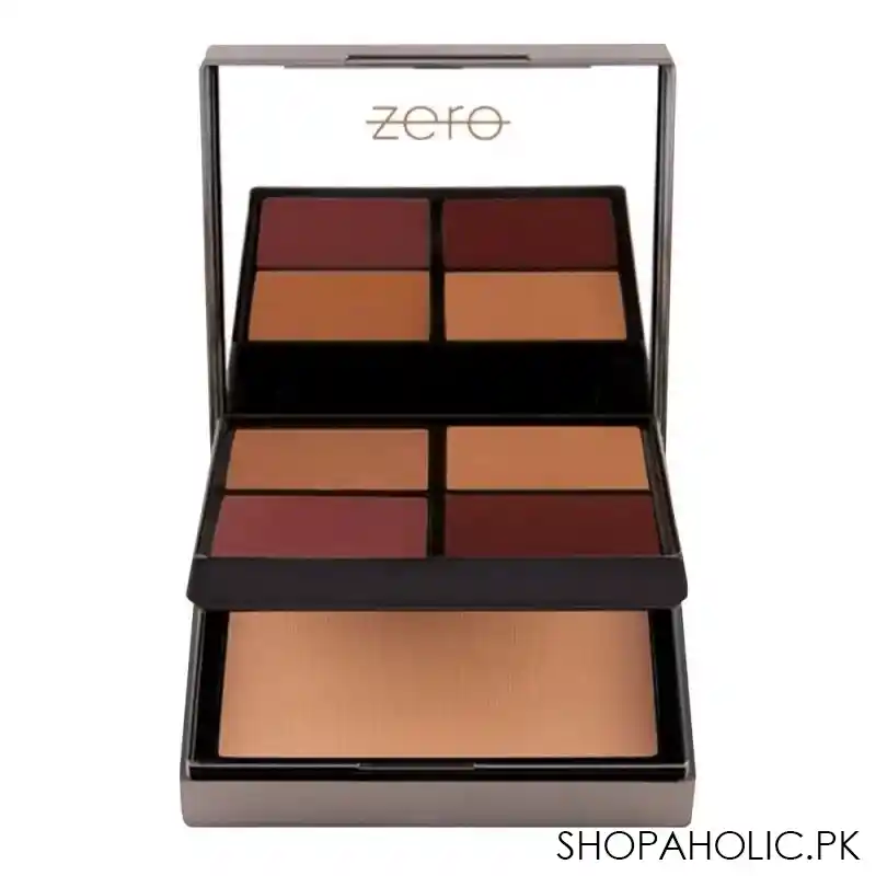 zero makeup face perfecting palette, 6 caramel main image