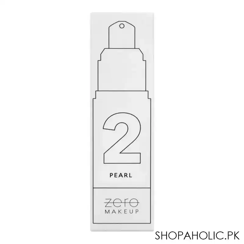 zero makeup liquid foundation, 2 pearl, 30ml image3