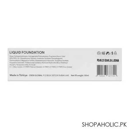 zero makeup liquid foundation, 3 ivory, 30ml image5