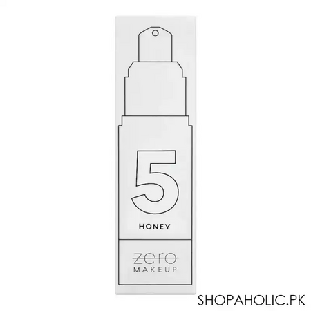 zero makeup liquid foundation, 5 honey, 30ml image3