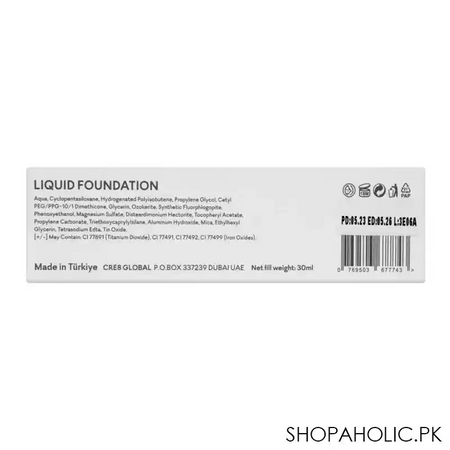 zero makeup liquid foundation, 5 honey, 30ml image5