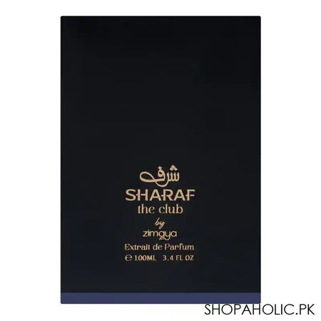 Zimaya Sharaf The Club, Eau de Parfum, For Men, 100ml - Image 3