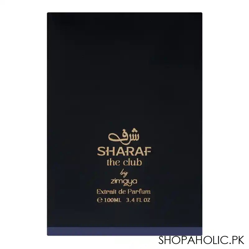 Zimaya Sharaf The Club, Eau de Parfum, For Men, 100ml - Image 3